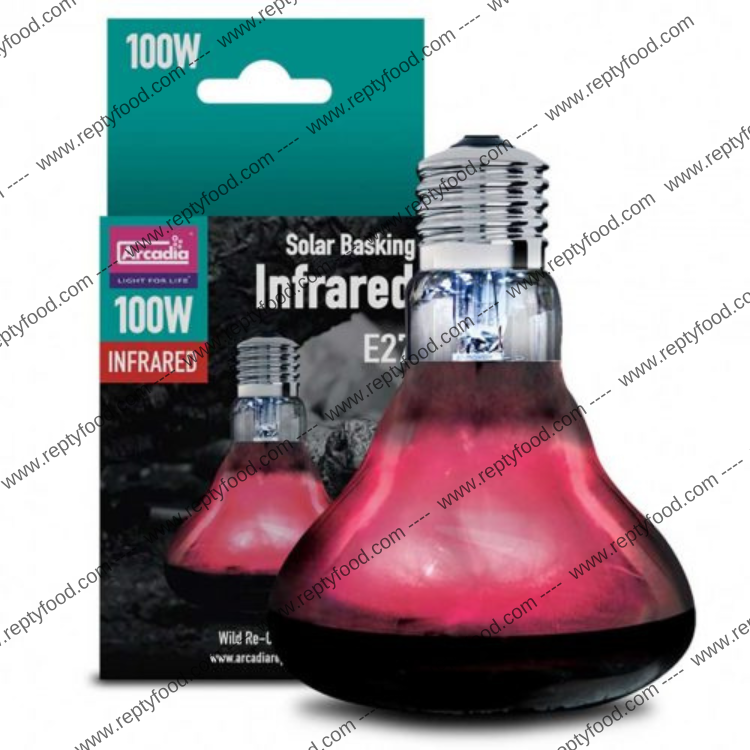 ARCADIA BASKING SOLAR INFRARED 100W - LAMPADA ROSSA RISCALDANTE