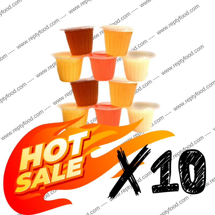 10 JELLY DI FRUTTA MIX - GELATINE DI FRUTTA PER ANIMALI