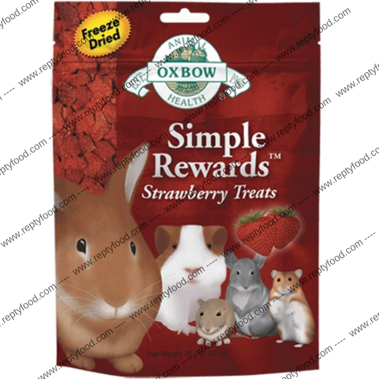 OXBOW SIMPLE REWARDS STRAWBERRY - SNACK ALLA FRAGOLA