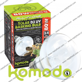 KOMODO SOLAR D3 UV BASKING 80 W - LAMAPDA A VAPORI DI MERCURIO
