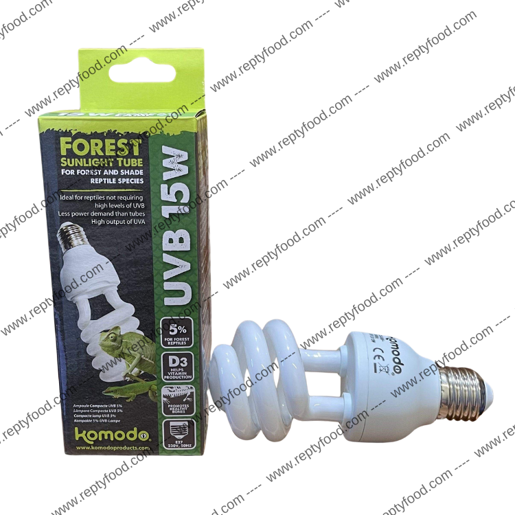 KOMODO COMPACT LAMP UVB 5% 15W- LAMPADA UVB