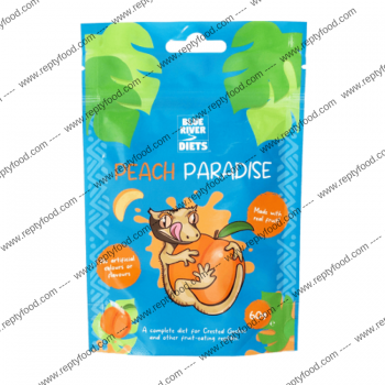 BLUE RIVER DIETS - PEACH PARADISE - ALIMENTO COMPLETO PER GECHI CRESTATI