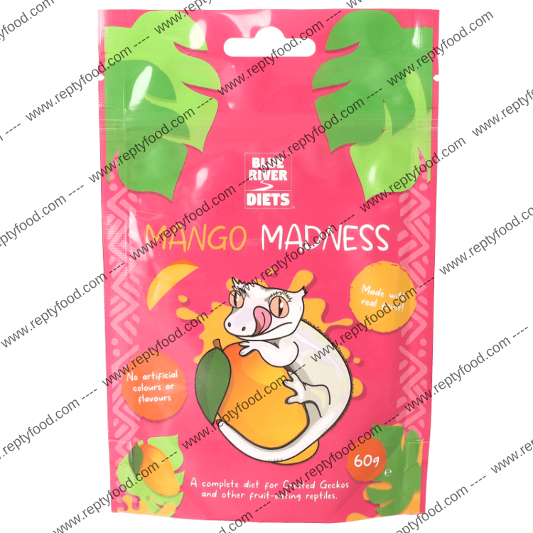 BLUE RIVER DIETS - MANGO  - ALIMENTO COMPLETO PER GECHI CRESTATI