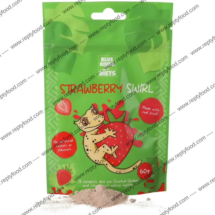 BLUE RIVER DIETS - STRAWBERRY  - ALIMENTO COMPLETO PER GECHI CRESTATI