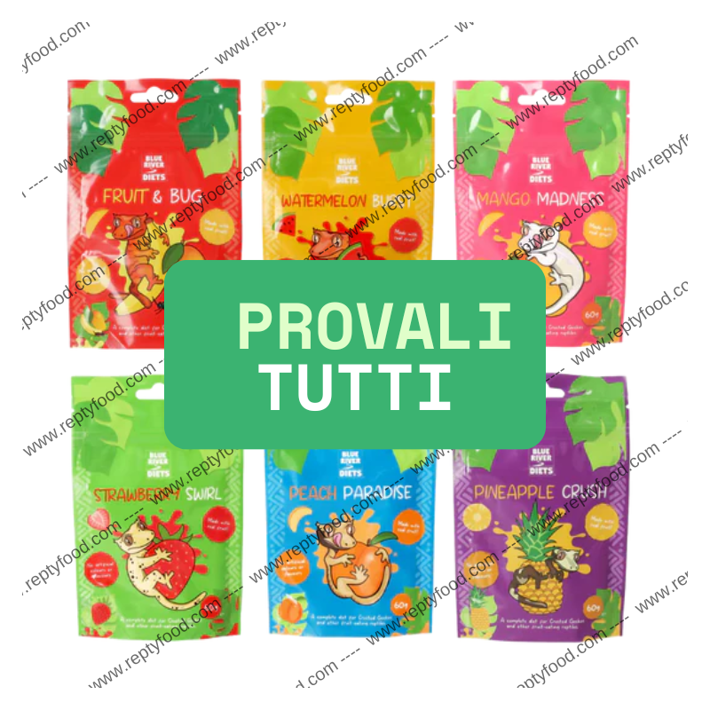 BLUE RIVER DIETS - WATERMELON - ALIMENTO COMPLETO PER GECHI CRESTATICRESTATI