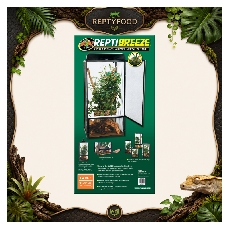 ZOO MED REPTIBREEZE LARGE - CAMALEONTRIO IN RETE