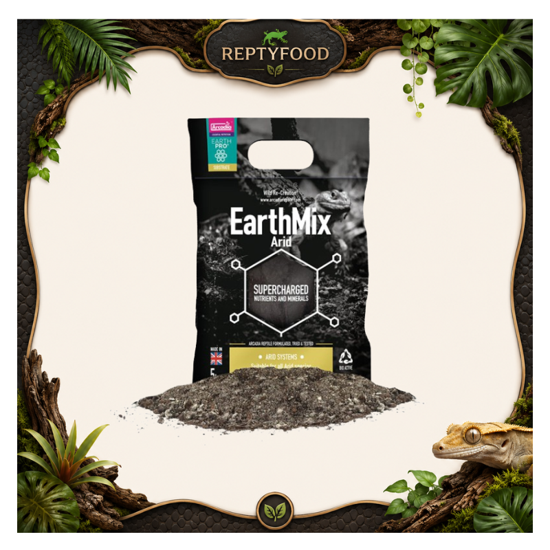 ARCADIA EARTHMIX ARID 5 LT - SUBSTRATO PER TERRARI BIOATTIVI