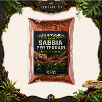 JURASSIC LAB SABBIA DESERT RED - SABBIA PER TERRARI