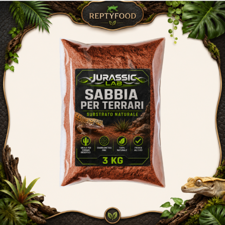 JURASSIC LAB SABBIA DESERT RED - SABBIA PER TERRARI
