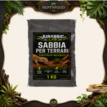 JURASSIC LAB ARGILLA NERA - SABBIA PER TERRARI