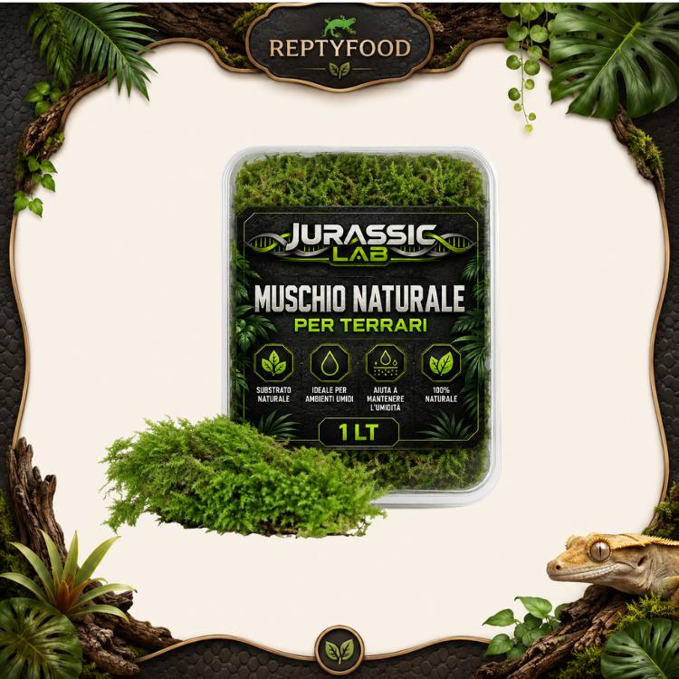 JURASSIC LAB MUSCHIO NATURALE PER TERRARI