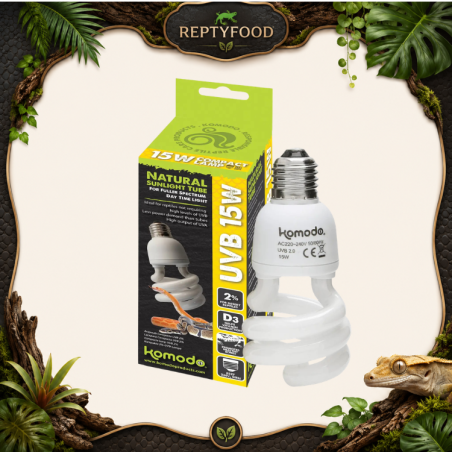 KOMODO COMPACT LAMP UVB 2% 15W