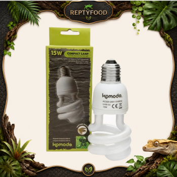 KOMODO COMPACT LAMP UVB 5% 15W
