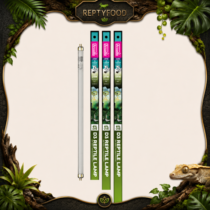 ARCADIA NEON T5 D3+ 6% - NEON UVB PER TERRARI