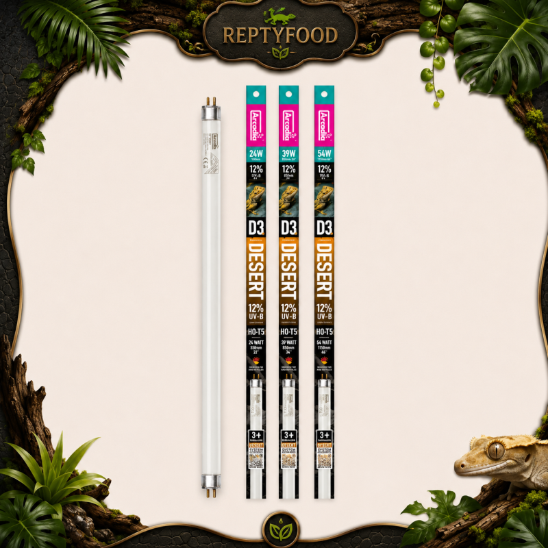 ARCADIA NEON UVB T5 D3+ 12% - NEON UVB PER TERRARI