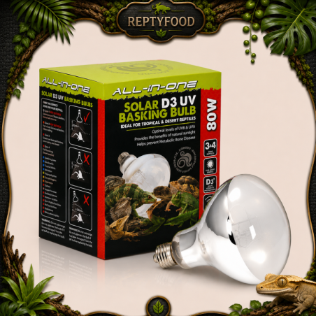 KOMODO SOLAR D3 UV BASKING 80 W - LAMAPDA A VAPORI DI MERCURIO