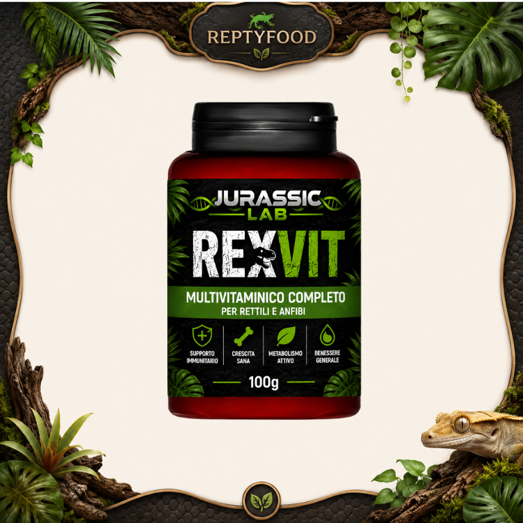 JURASSIC LAB REXVIT - MULTIVITAMINICO PER RETTILI