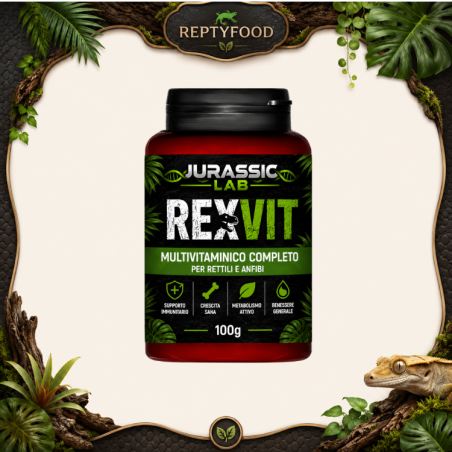 JURASSIC LAB REXVIT - MULTIVITAMINICO PER RETTILI