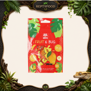 BLUE RIVER DIETS - FRUIT E BUGS - ALIMENTO COMPLETO PER GECHI CRESTATI