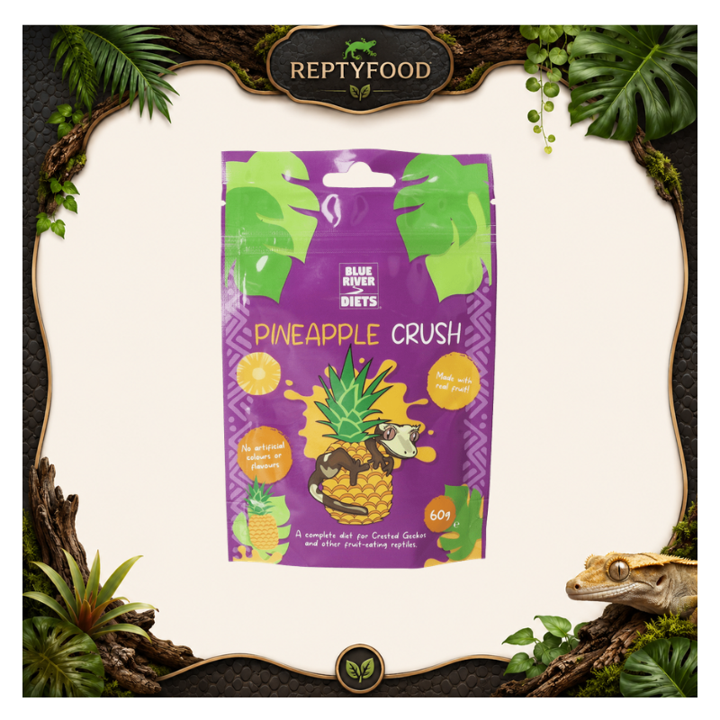 BLUE RIVER DIETS - PINEAPPLE CRUSH - ALIMENTO COMPLETO PER GECHI CRESTATI