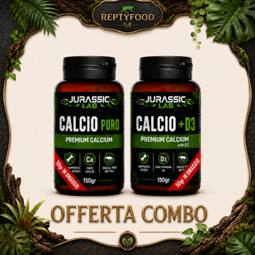 JURASSIC LAB COMBO CALCIO E CALCIO+ D3