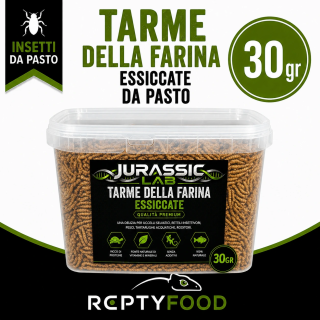 TARME DELLA FARINA ESSICCATE 30GR - INSETTI DA PASTO