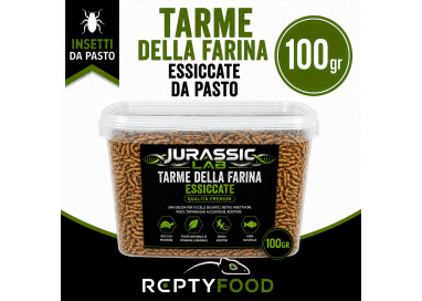 TARME DELLA FARINA ESSICCATE 100GR - INSETTI DA PASTO