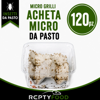 ACHETA MICRO DOSE (120-150 PEZZI) - INSETTI DA PASTO