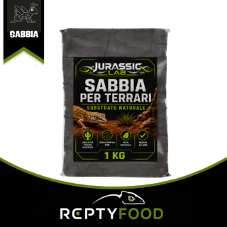JURASSIC LAB ARGILLA NERA - SABBIA PER TERRARI