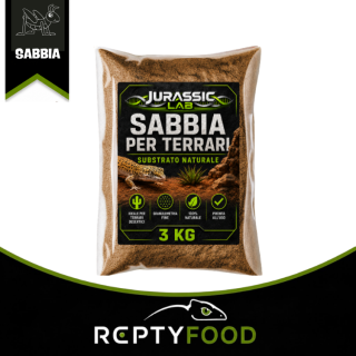 JURASSIC LAB SABBIA DESERT BROWN  - SABBIA PER TERRARI