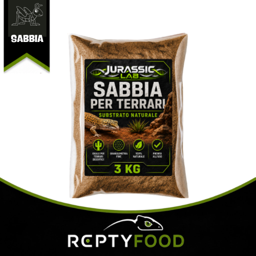 JURASSIC LAB SABBIA DESERT BROWN  - SABBIA PER TERRARI