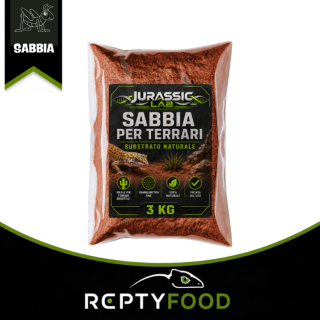 JURASSIC LAB SABBIA DESERT RED - SABBIA PER TERRARI