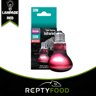 ARCADIA BASKING SOLAR INFRARED 50W - LAMPADA ROSSA RISCALDANTE