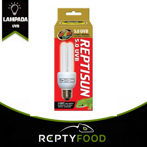 ZOO MED REPTISUN 5.0 13W – LAMPADA UVB PER RETTILI ZOO MED REPTISUN 5.0 13W – LAMPADA UVB PER RETTILI