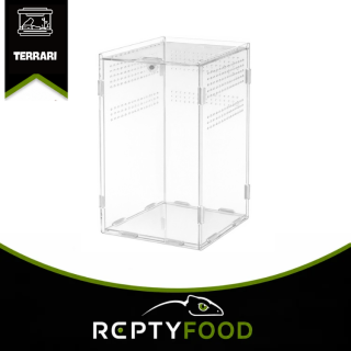 JURASSIC LAB MICROAIR HAB – TERRARIO ACRILICO VERTICALE 12 × 12 × 20 CM JURASSIC LAB MICROAIR HAB – TERRARIO ACRILICO VERTICALE 12 × 12 × 20 CM