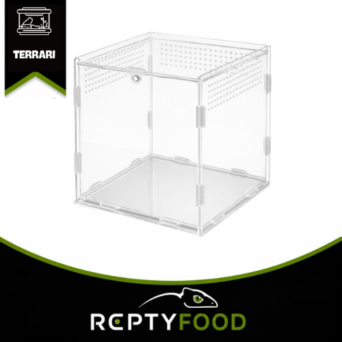 JURASSIC LAB MICROAIR HAB – TERRARIO ACRILICO CUBICO 15 × 15 × 15 CM JURASSIC LAB MICROAIR HAB – TERRARIO ACRILICO CUBICO 15 × 15 × 15 CM