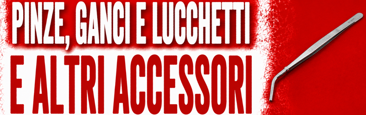 PINZE, GUANTI, GANCI E ALTRI ACCESSORI PER RETTILI